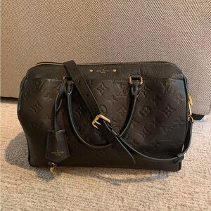 Louis Vuitton Speedy Bandouliere Empreinte 30.